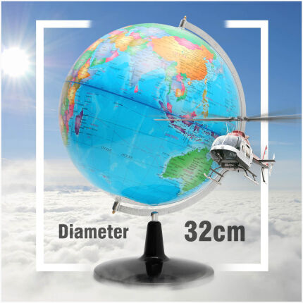Dai32Cm Arabic Blue Globe
