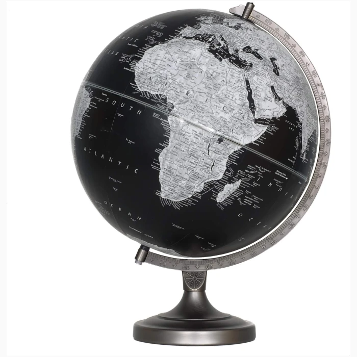 Dia32Cm English Dlack/Siliver Globe - Image 1