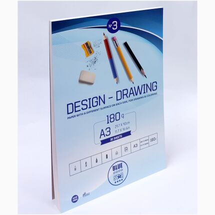 Design - Drawing 180G A3 - 30 Sheets