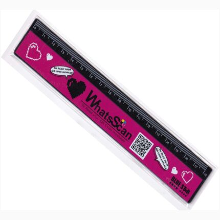 Ruler 18 Cm With Whatscan Design