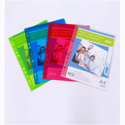 Envelop Bag With 11 Holes A4 Size Clear