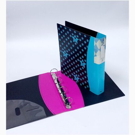 Pp Ring Binder 4 Ring 1.5 Inch A4 Blue