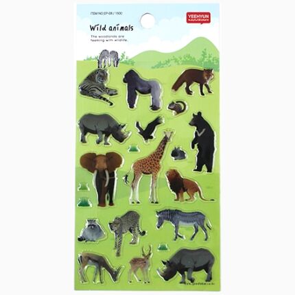 Felt Sticker - Worled Animals