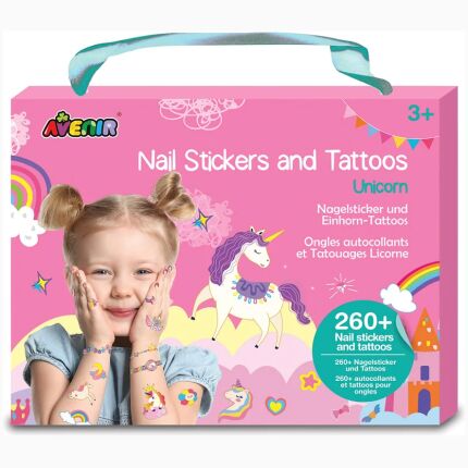 Nail Stickers And Tattoos - Unicorns