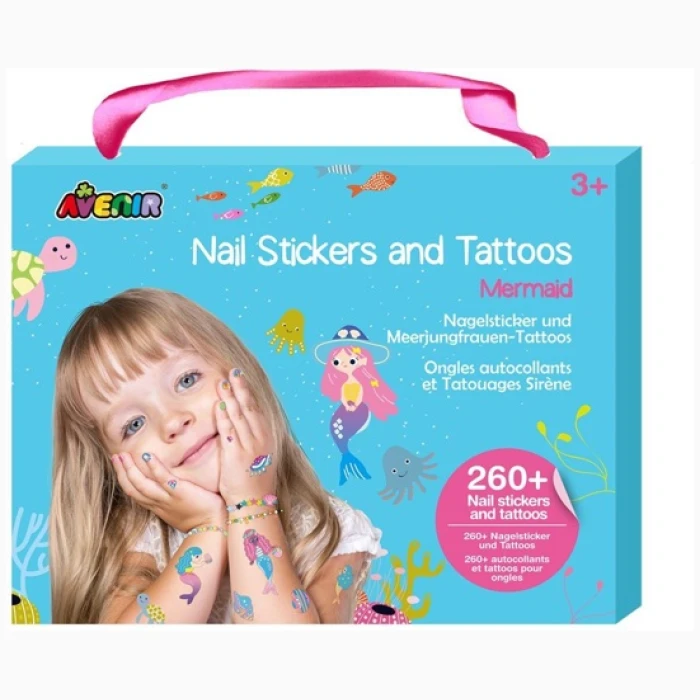 Nail Stickers And Tattoos - Mermaid - Image 1