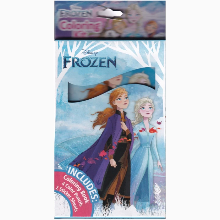 Coloring Book, Stickers Sheets & Color Pencils - Frozen - Image 1