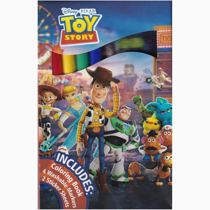 Coloring Book, Stickers Sheets & Markers - Toy Story - Image 1