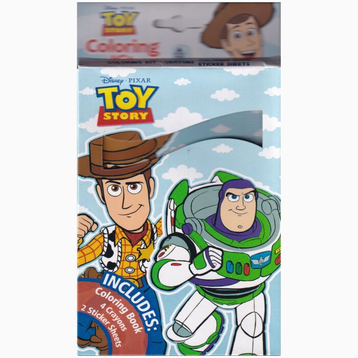 Coloring Book, Stickers Sheets & Crayons - Toy Story - Image 1