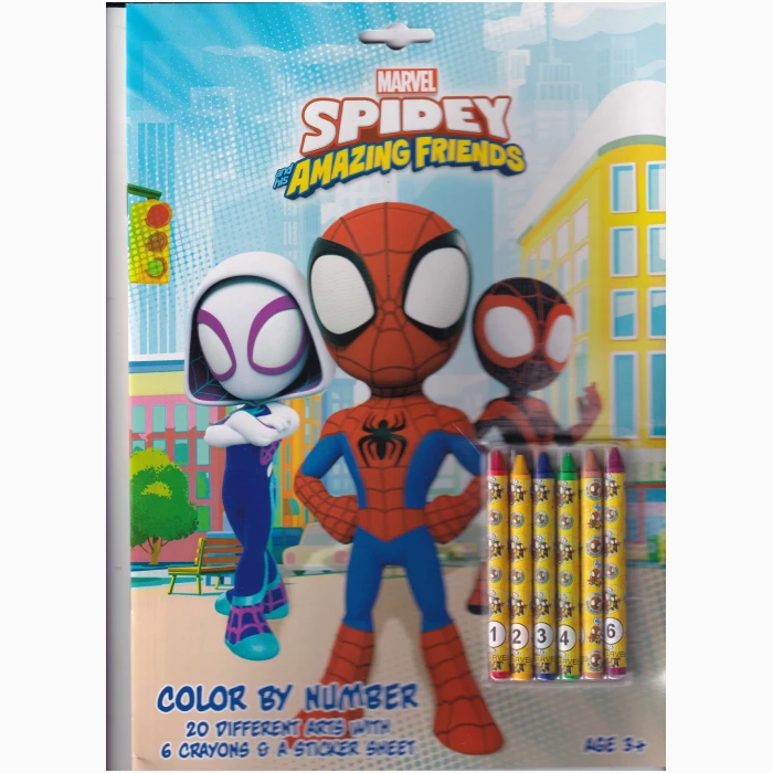 Coloring Book, Stickers Sheets & Crayons - Marvel - Image 1