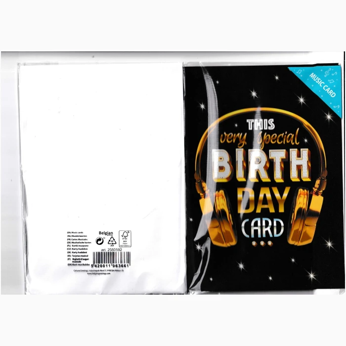Cards For Occasions With Music Belgian - Image 1