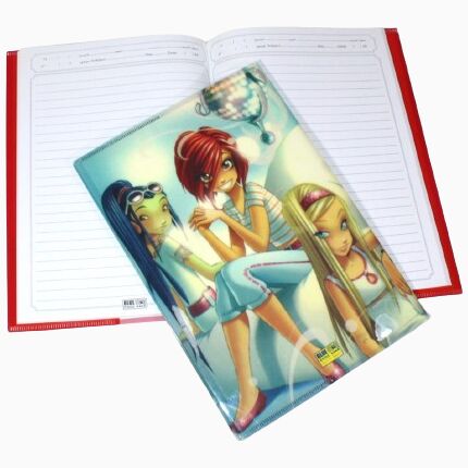 Glossy Note Book 7X9 80S