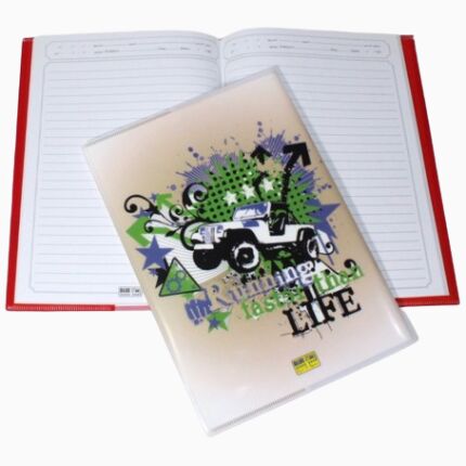 Glossy Note Book 7X9 80S